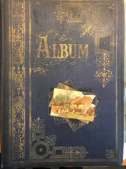 Album de chromolithographies, grand in-folio,...