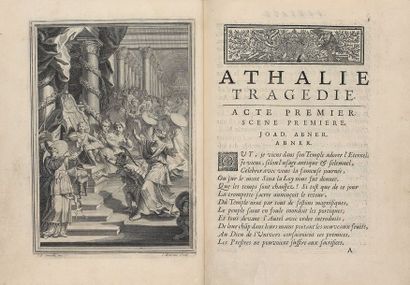 [RACINE Jean]. Athalie ; tragédie. Tirée...