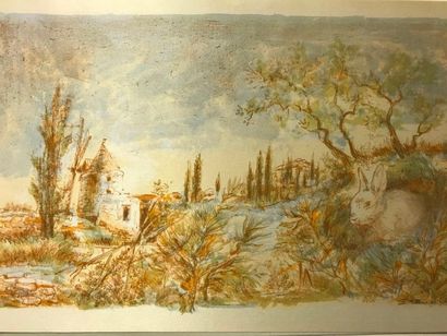 J. A. CLAMART - A.D. STEINLEN. 

La Chasse....