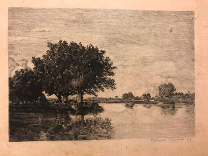 THÉODORE ROUSSEAU (1812-1867) : PAYSAGES....