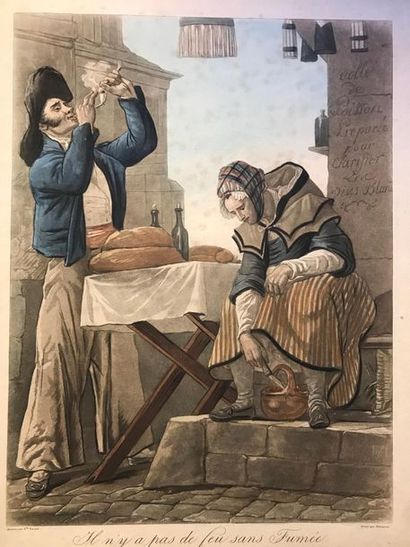 Carle VERNET (1758-1835) d'après. PROVERBES...