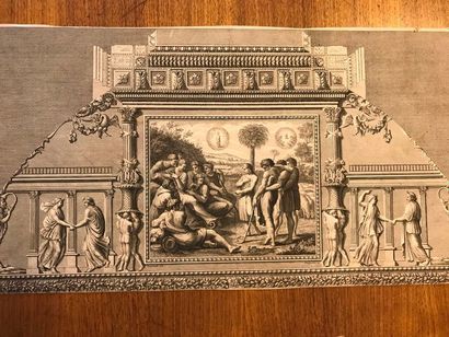 Fort ensemble de gravures anciennes à sujets...