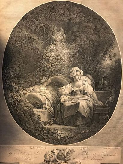 Fort ensemble de gravures anciennes, notamment...