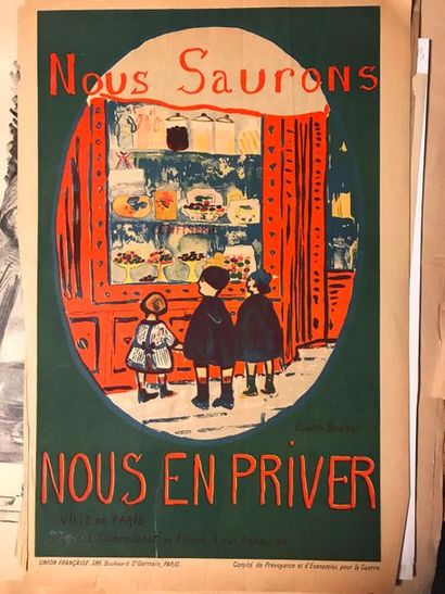 Ensemble comprenant des gravures d'après...