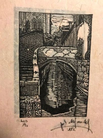 Ensemble de gravures de la fin du XIXème...