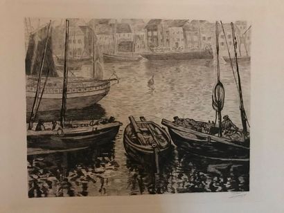 Ensemble de gravures de la fin du XIXème...