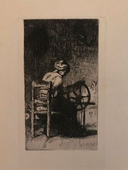 Ensemble de gravures notamment sur bois,...