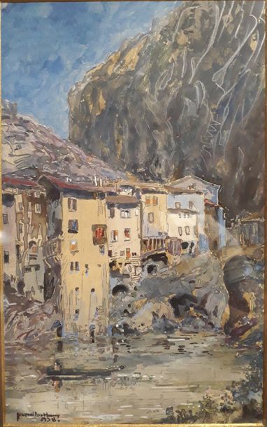 Pascal FORTHUNY (1872-1962) :

VILLAGE AU...
