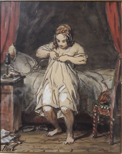Ecole FRANCAISE du XIXème siècle : 

JEUNE...