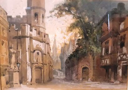 Ecole FRANCAISE du XIXème siècle : 

RUE...