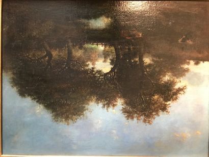 François Auguste ORTMANS (1826-1884):
PAYSAGE...