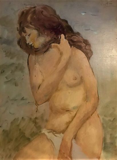 Marcel VERTES (1895-1961):
* MODÈLE ASSIS.
Huile...