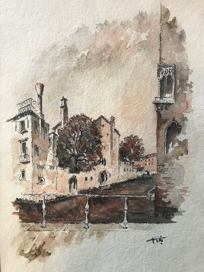Ecole FRANCAISE du XXème siècle:
PONTE DEI...