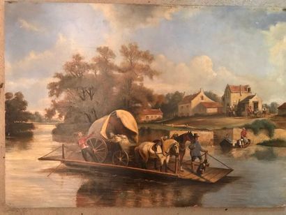 Ecole Française du XIXème siècle:
LE PASSAGE...