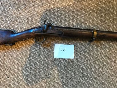 Fusil réglementaire à silex transformé à...