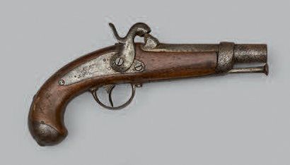 Pistolet à percussion d'officier de gendarmerie,...
