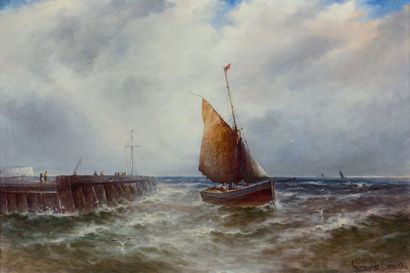 Gustave de BREANSKI (1856-1898):
BATEAUX...