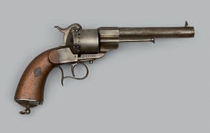 Revolver Lefaucheux type 1858 à broche six...