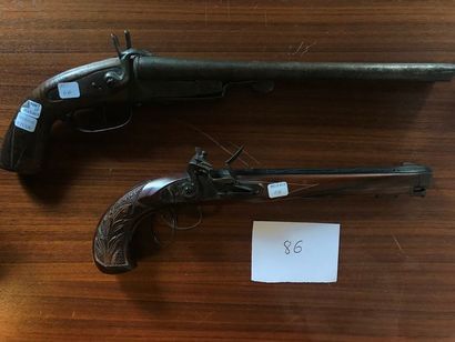 Pistolet de braconnier dérivé d'un fusil...