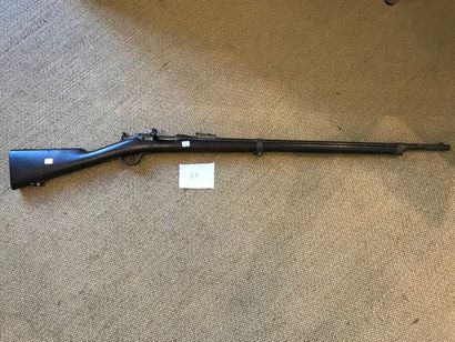 Fusil d'infanterie Chassepot, modèle 1866.
Canon...
