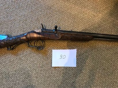 Carabine Flobert, un coup calibre 9 mm. Canon...
