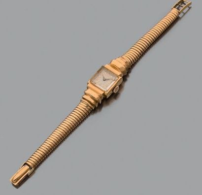Montre bracelet de dame en or jaune 18K (750),...