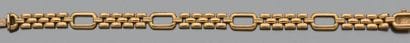 Bracelet souple en or jaune 18K (750), à...