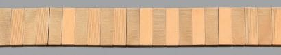 * Bracelet ruban en or jaune 18K (750), articulé...