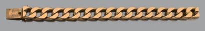 Bracelet en or jaune 18K (750), à maille...