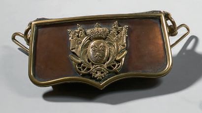 Coffret de giberne d'Officier de Chasseurs...