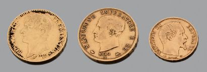 France
Deux pièces de quarante francs et...