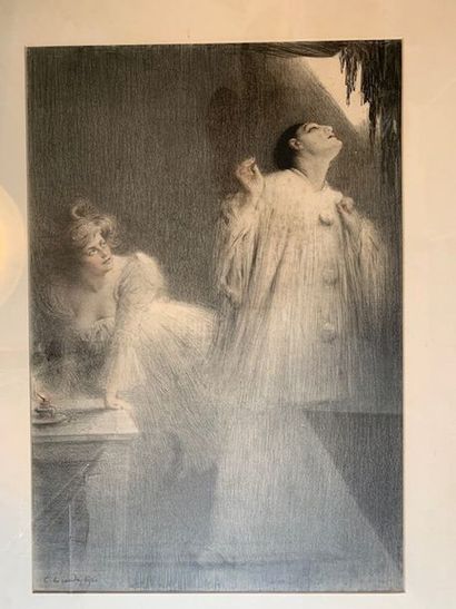 Charles LÉANDRE (1862-1934)
- UNE PAGE D'AMOUR,...