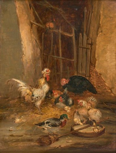 Claude GUILLEMINET (1821- circa 1866)
- COQ,...