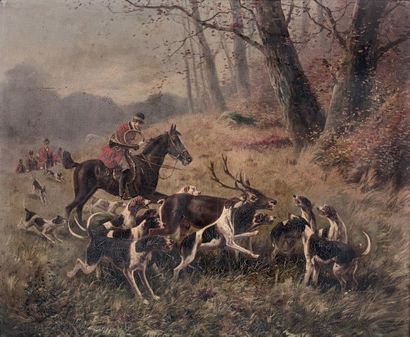 Eugène Petit (1839-1886)
SCÈNES DE CHASSE...