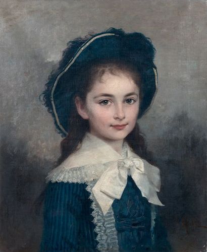Jules MASSÉ (1825-1899)
PORTRAIT DE JEUNE...