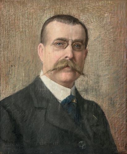 Gabriel DUFAUX (1879-1938)
PORTRAIT D'HOMME...