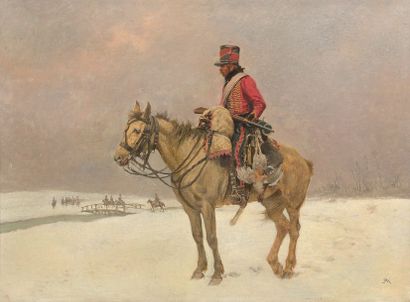 Jean Louis Ernest MEISSONNIER (1815-1891)
HUSSARD...