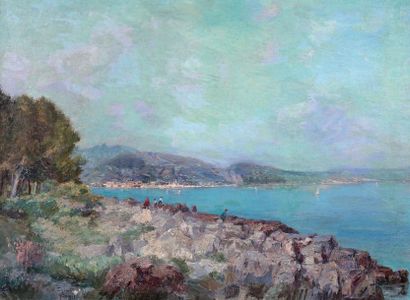 Paul SIMONS (1865-1932)
VUE DE MARTIGUES.
Huile...