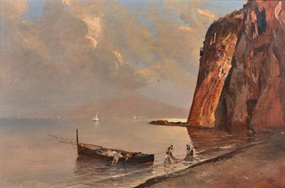 S. BELFANTON (XXème siècle)
RETOUR DE PECHEURS...