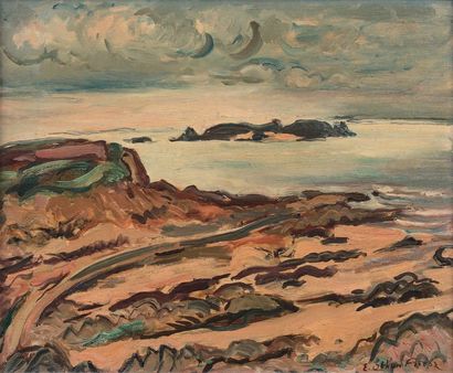 Emile Othon Friesz (1879-1949)
CÔTE ROCHEUSE...
