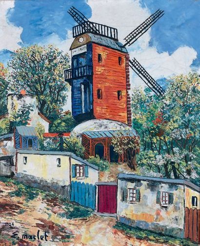 Elisée MACLET (1881-1962)
LE MOULIN DE LA...