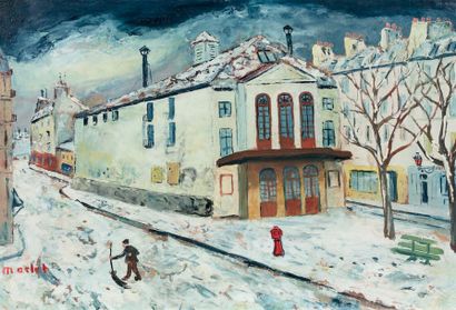 Elisée MACLET (1881-1962)
LE THEATRE DE L'ATELIER.
Huile...