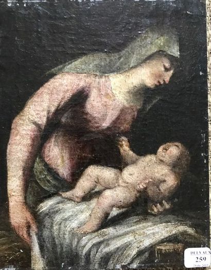 Ecole italienne dans le goût du XVIIème siècle
VIERGE...