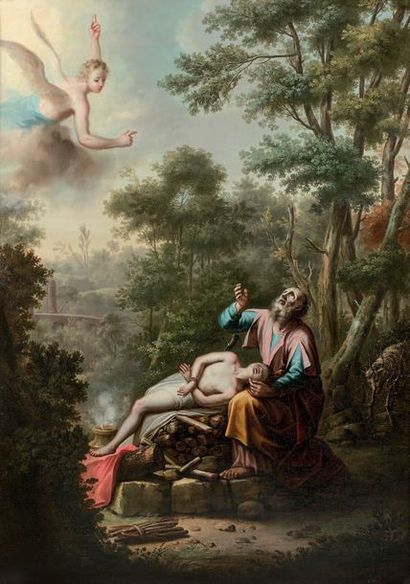 Ecole Française du XVIIIème siècle
LE SACRIFICE...
