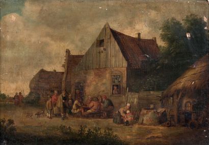 École FLAMANDE du XVIIIème siècle
SCENE ANIMÉE...