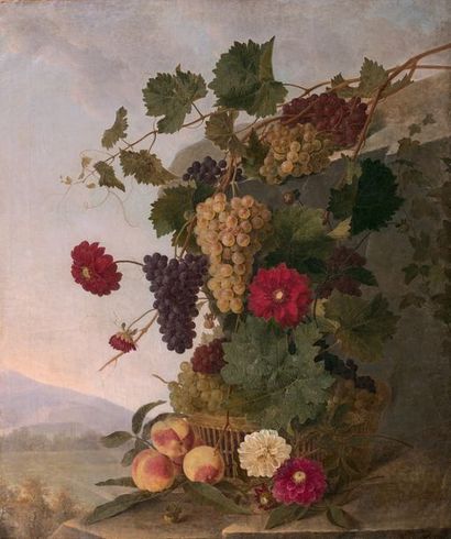 Emmanuel FRIES (1778-1852)
NATURE MORTE DE...