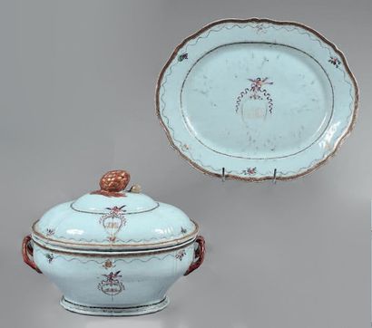 COMPAGNIE DES INDES, XVIIIème siècle
Terrine...