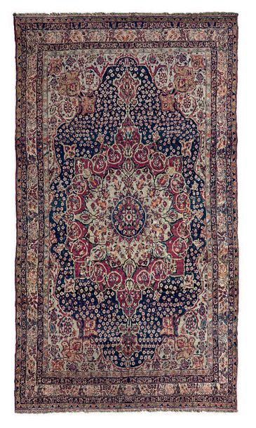 Grand tapis d'Orient KEROUAN en laine et...