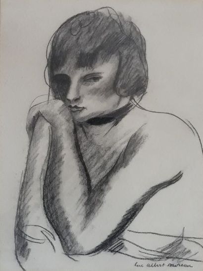Luc-Albert MOREAU (1882-1948)
MODELE AU BRAS...