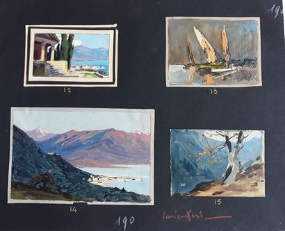 Lucien PERI (1880-1948)
BORD DE LAC (2)
-...